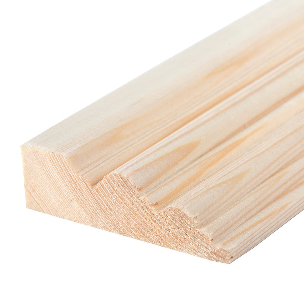 25mm x 75mm Softwood Belgravia Architrave (Finish 20.5mm x 69mm)
