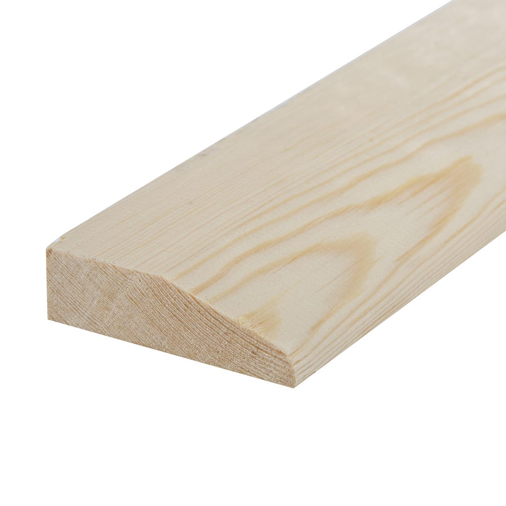 25mm x 75mm Softwood Chamfered Architrave