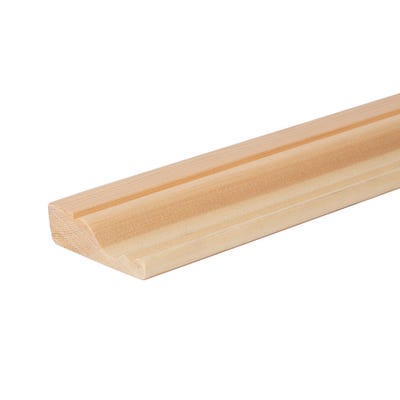 25mm x 75mm Softwood Ogee Beaded Architrave (Finish 20.5mm x 69mm)