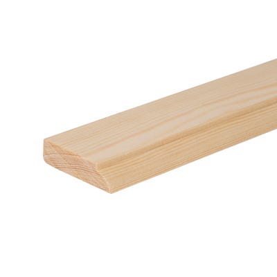 16mm x 50mm Softwood Ovolo Door Stop (2'' x 0.6'') Finish 12mm x 44mm