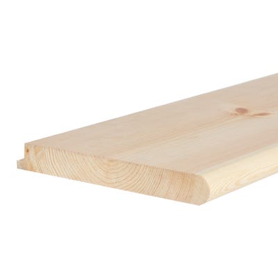 32mm x 225mm Softwood Tongue & Nosed Window Board (Finish 27mm x 219mm)