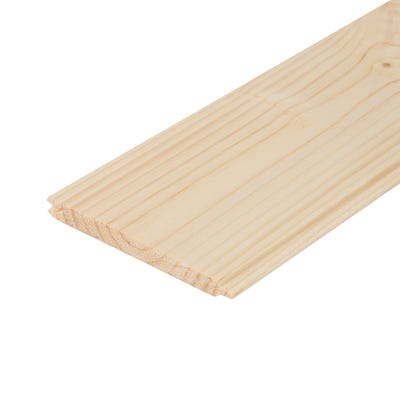 13mm x 100mm Softwood Tongue & Groove V Cladding (Finish 8.5mm x 94mm)