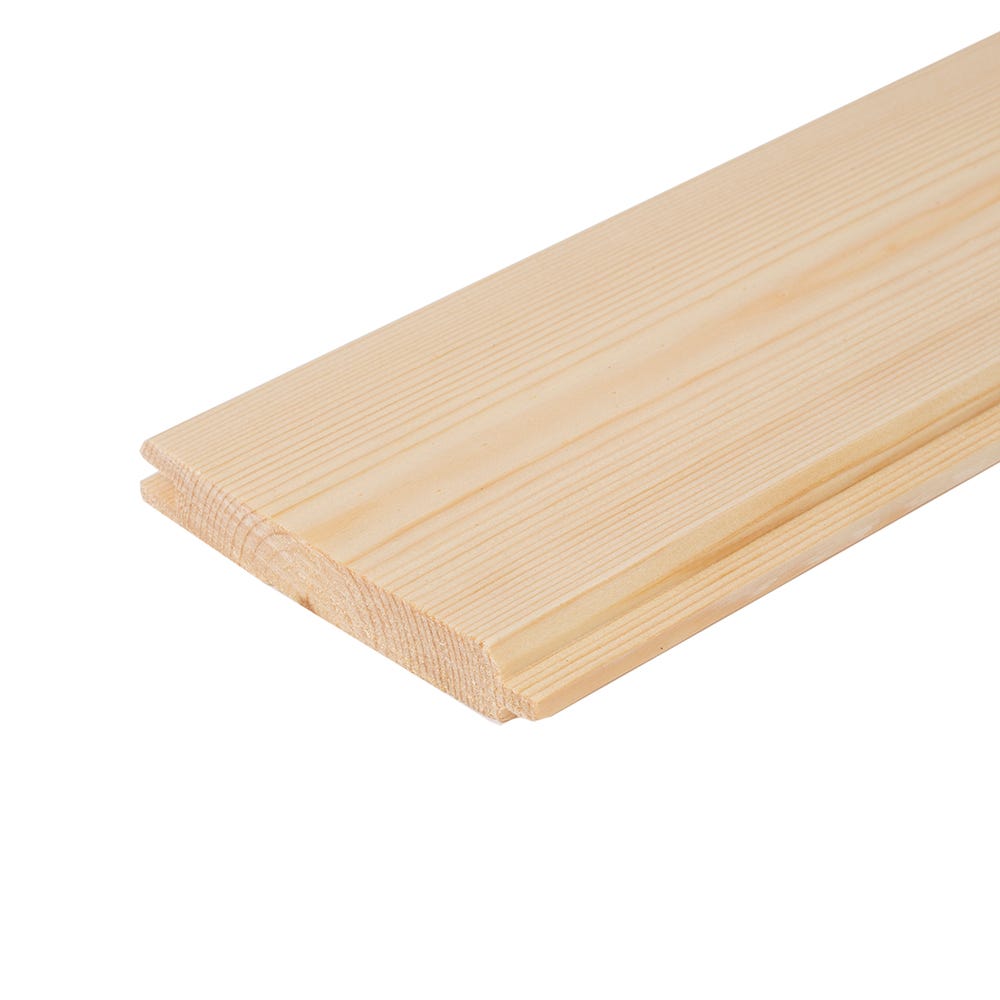 19mm x 100mm Softwood T&G V Cladding (Finish 14.5mm x 94mm)