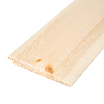 19mm x 125mm Softwood Shiplap Cladding (Finish 14.5mm x 119mm)