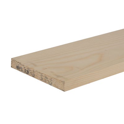 22mm x 150mm Softwood PAR Square Edge Flooring (6'' x 1'')