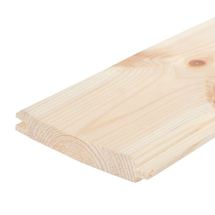 22mm X 150mm Softwood Tongue Groove Whitewood Flooring 6 X 1