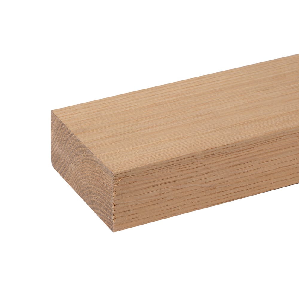 45mm x 95mm Planed Hardwood Oak PAR Timber (4'' x 2'')