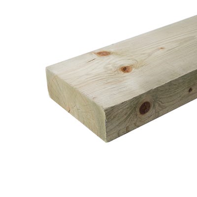 75mm x 200mm Structural Graded C24 Treated Carcassing Timber 4800mm (8'' x 3'')