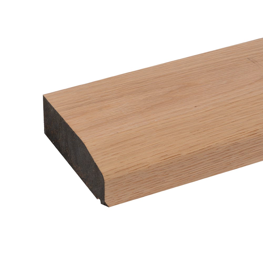 45mm x 140mm Hardwood American White Oak Flat Sill