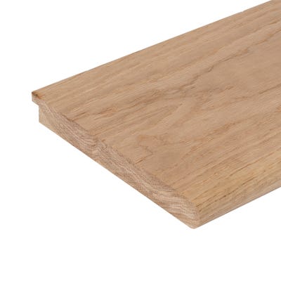 26mm x 218mm Hardwood American White Oak Tongue & Nosed Window Board