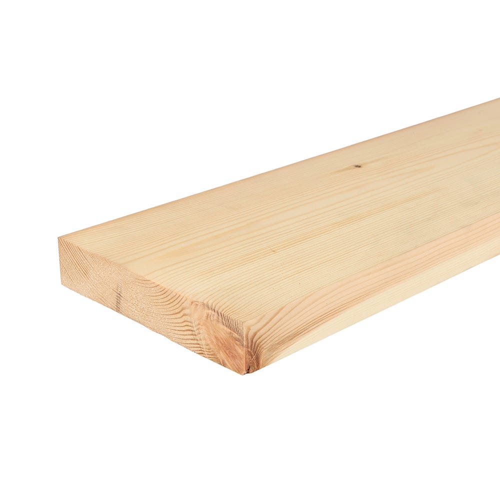 38mm x 175mm Planed Softwood PAR Timber (7’’ x 1.5’’) Finish 33mm x 169mm