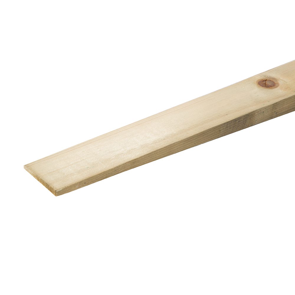 47mm x 100mm to 0mm Treated Timber Firring 4800mm (4'' x 2'')
