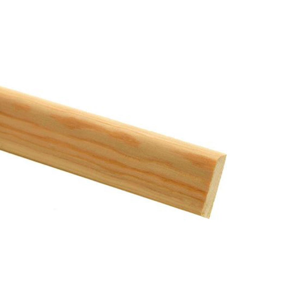 32mm x 5mm Richard Burbidge Hardwood Flat D Shape Moulding Pack of 15 COV2011