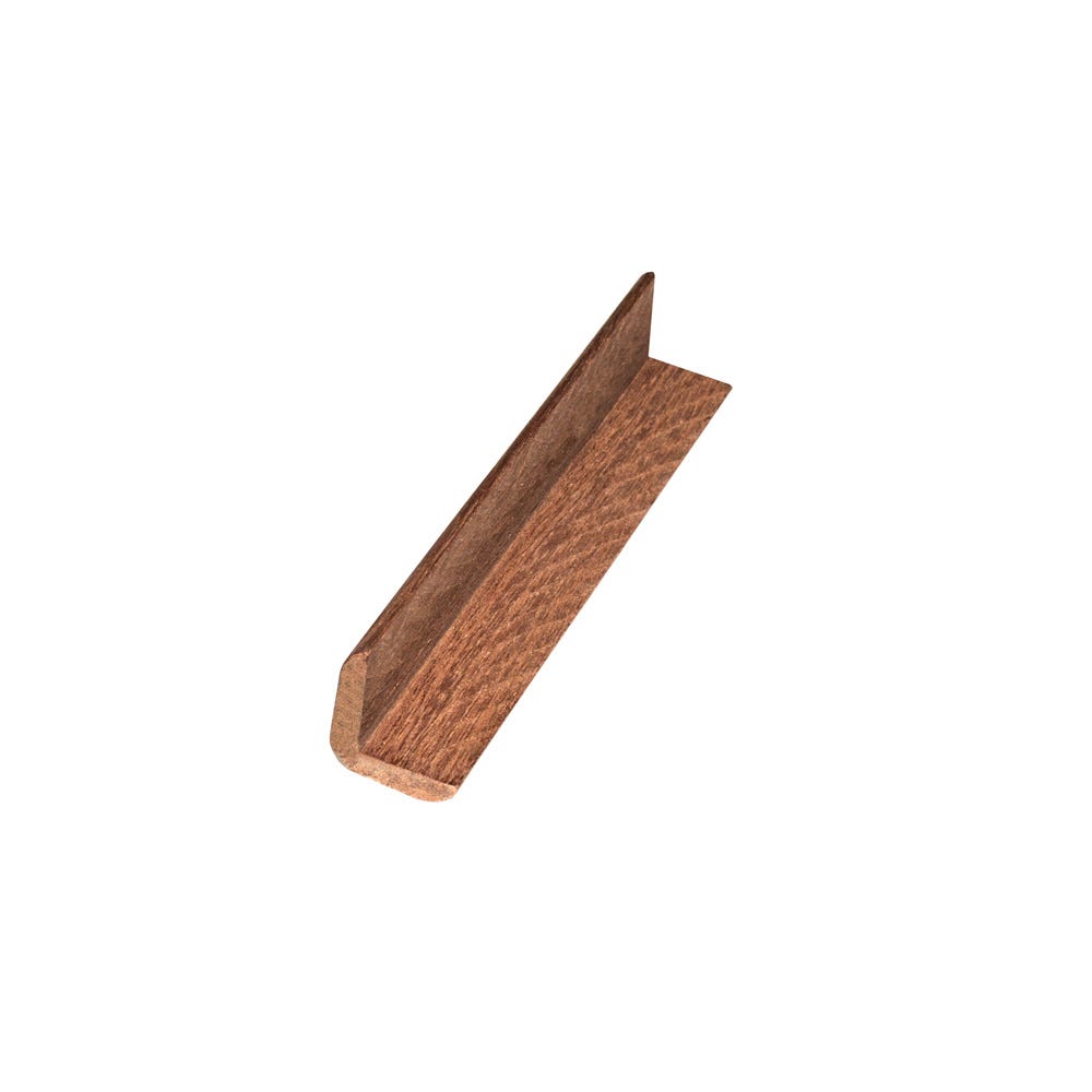 20mm x 20mm Richard Burbidge Dark Hardwood Basic Angle Moulding Pack of 15 CRN1004