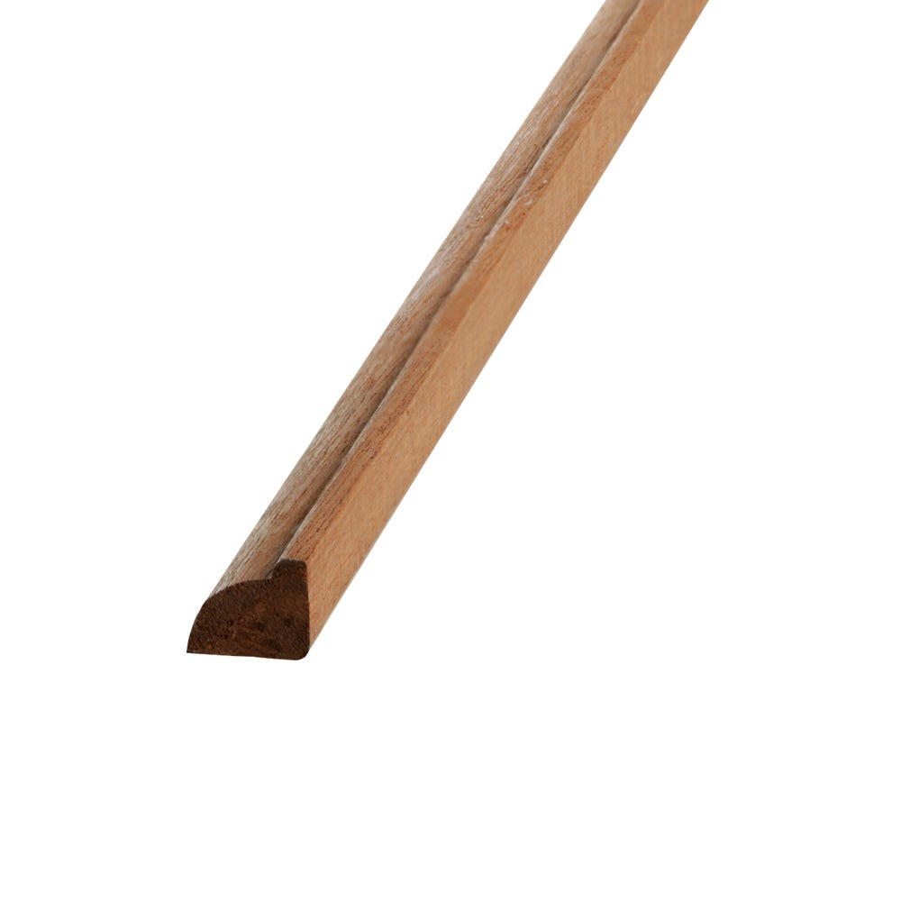 9mm x 9mm Richard Burbidge Dark Hardwood Glass Bead Moulding Pack of 15 WDW1002