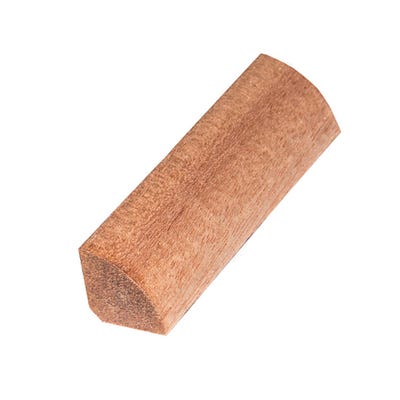 12mm Richard Burbidge Dark Hardwood Back-off Quadrant Moulding Pack of 20 CRN1002