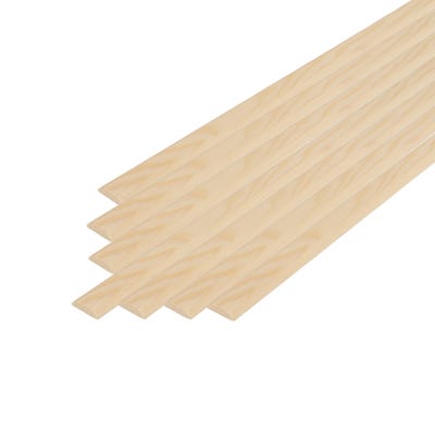 18mm x 4mm Richard Burbidge Pine D Shape Moulding 2400mm Pack of 20 COV6005