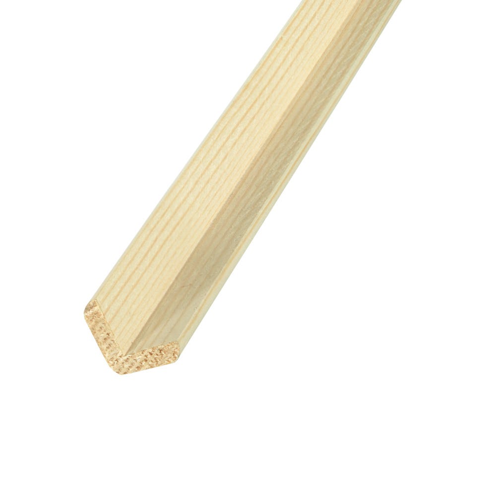 18mm x 18mm Richard Burbidge Pine Birdsmouth Angle Moulding Pack of 20 CRN6003