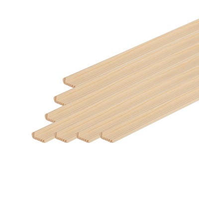 20mm x 8mm Richard Burbidge Pine Hockey Moulding 2400mm Pack of 16 COV6010