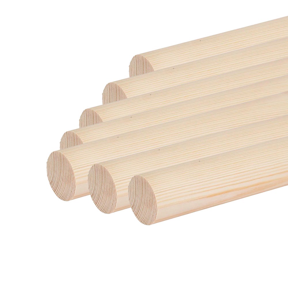 35mm Richard Burbidge Pine Dowel 2400mm Pack of 10 DOW6008
