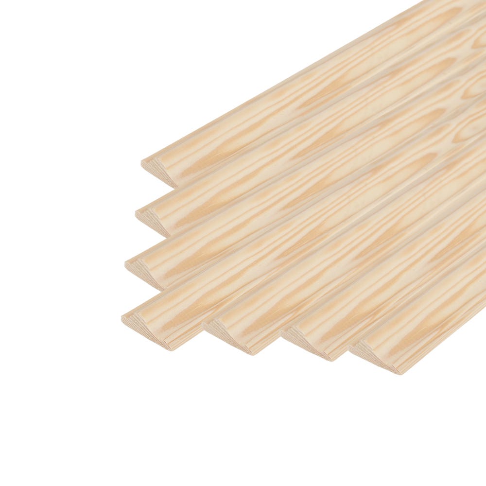 45mm x 15mm Richard Burbidge Pine Dado Rail Pack of 16 DEC6011