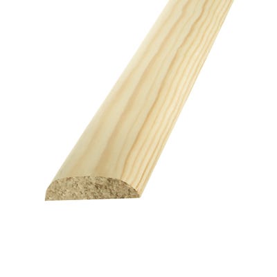 34mm x 8mm Richard Burbidge Pine D Shape Moulding 2400m Pack of 20 COV6008