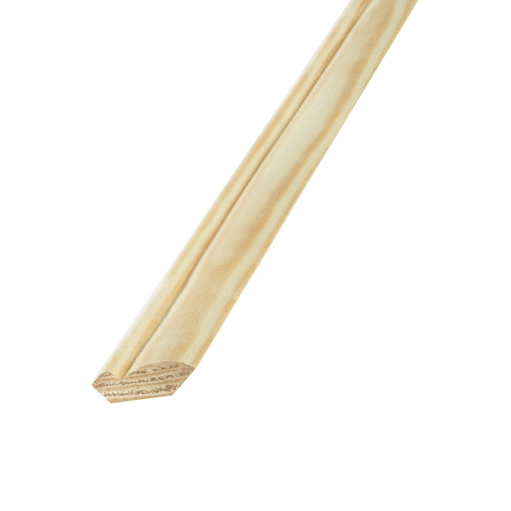 15mm x 12mm Richard Burbidge Pine Glass Bead Moulding Pack of 20 WDW6005