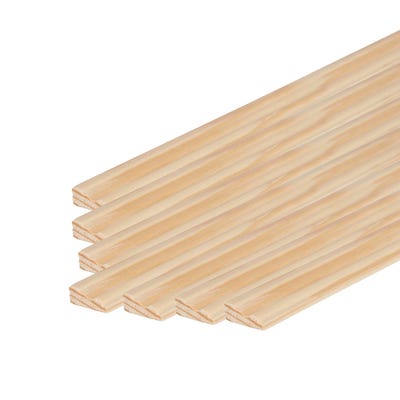 21mm x 8mm Richard Burbidge Pine Base Moulding Pack of 24 DEC6015