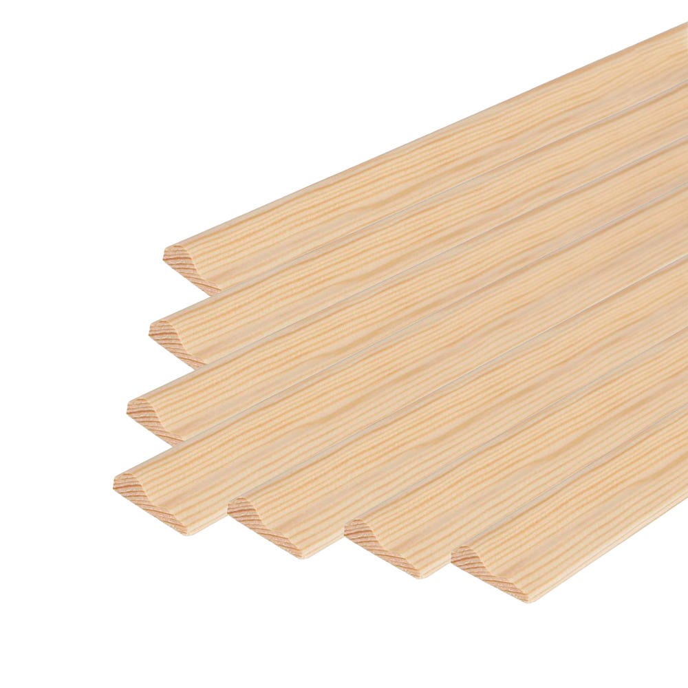 28mm x 9mm Richard Burbidge Pine Panel Moulding Pack of 24 DEC6026