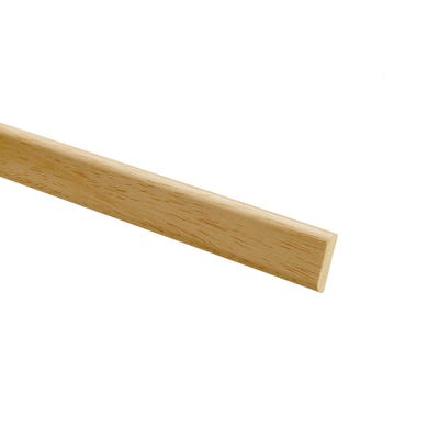 24mm x 6mm Richard Burbidge Light Hardwood D Shape Moulding 2400mm Pack of 20 COV2007