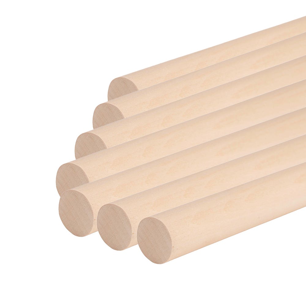 25mm Richard Burbidge Light Hardwood Dowel Pack of 10 DOW2007
