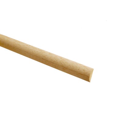 12mm x 6mm Richard Burbidge Hardwood Half Round Moulding Pack of 25 COV2013