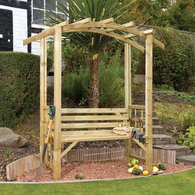 Grange Pressure Treated Romana Arbour