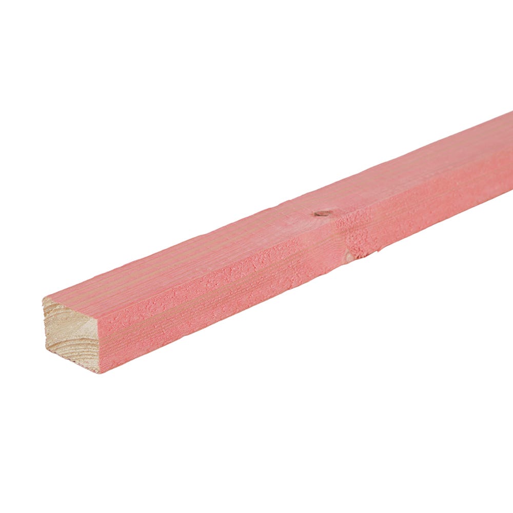 25mm x 38mm JB Red Graded Treated Timber Batten (1.5'' x 1'')