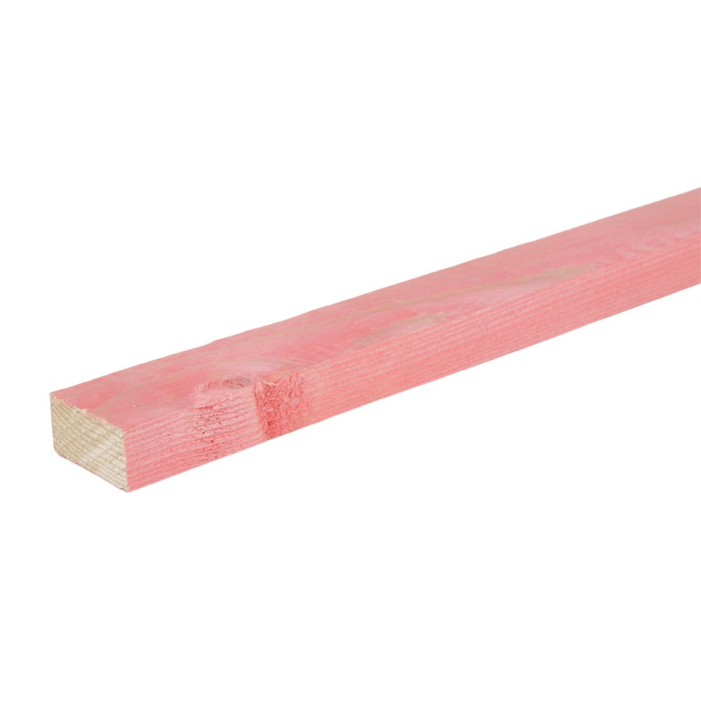 25mm x 50mm JB Red Graded Treated Timber Batten (2'' x 1'')