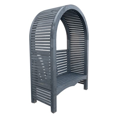 Grange Pressure Treated Contemporary Arbour Black