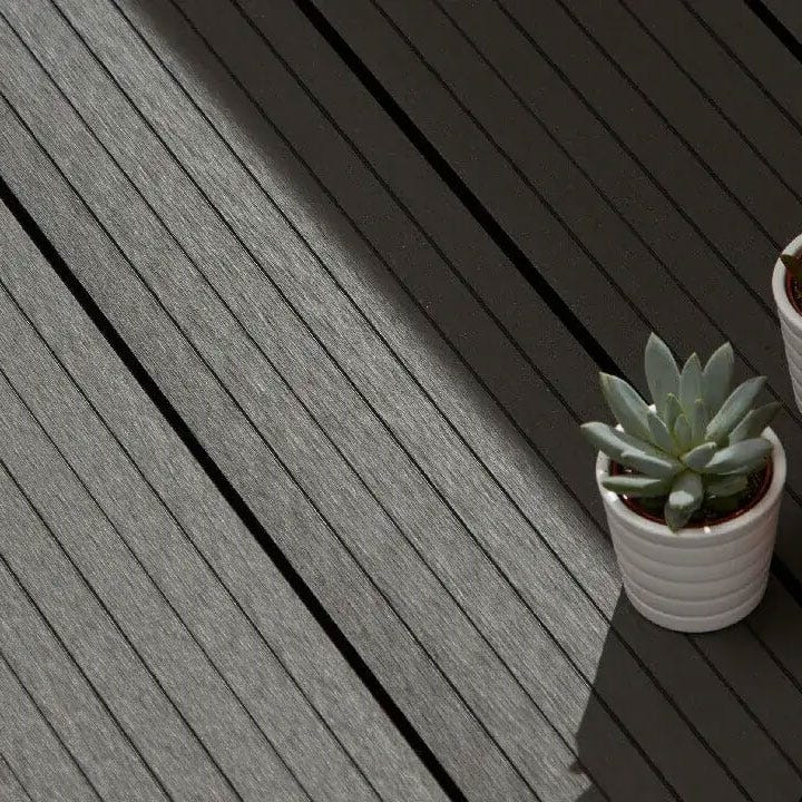 23mm x 138mm HD Deck X Composite Decking Silver 3600mm