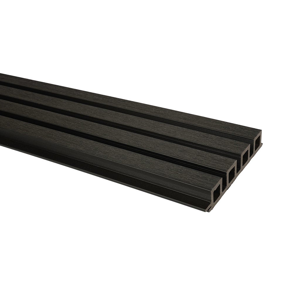 159mm Eva-Last Revive Castellated Cladding 2500mm Black Pack of 3