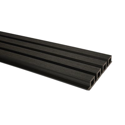 159mm Eva-Last Revive Castellated Cladding 2500mm Black Pack of 3