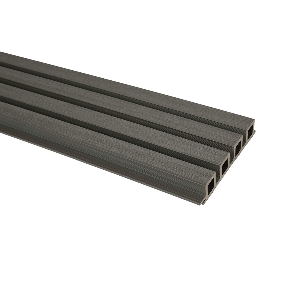 159mm Eva-Last Revive Castellated Cladding 2500mm Dark Grey Pack of 3