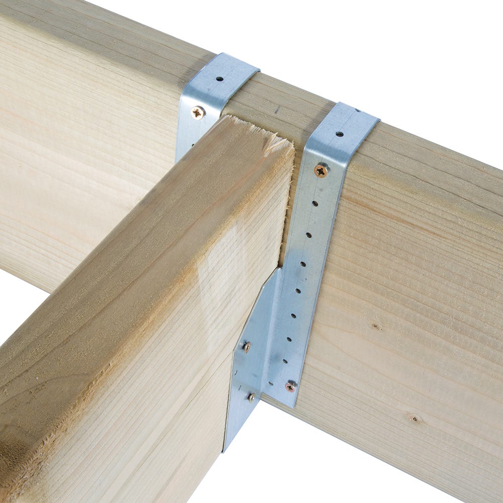 50mm X 445mm Speed Pro Long Leg Timber To Timber Jiffy Joist Hanger Galvanised