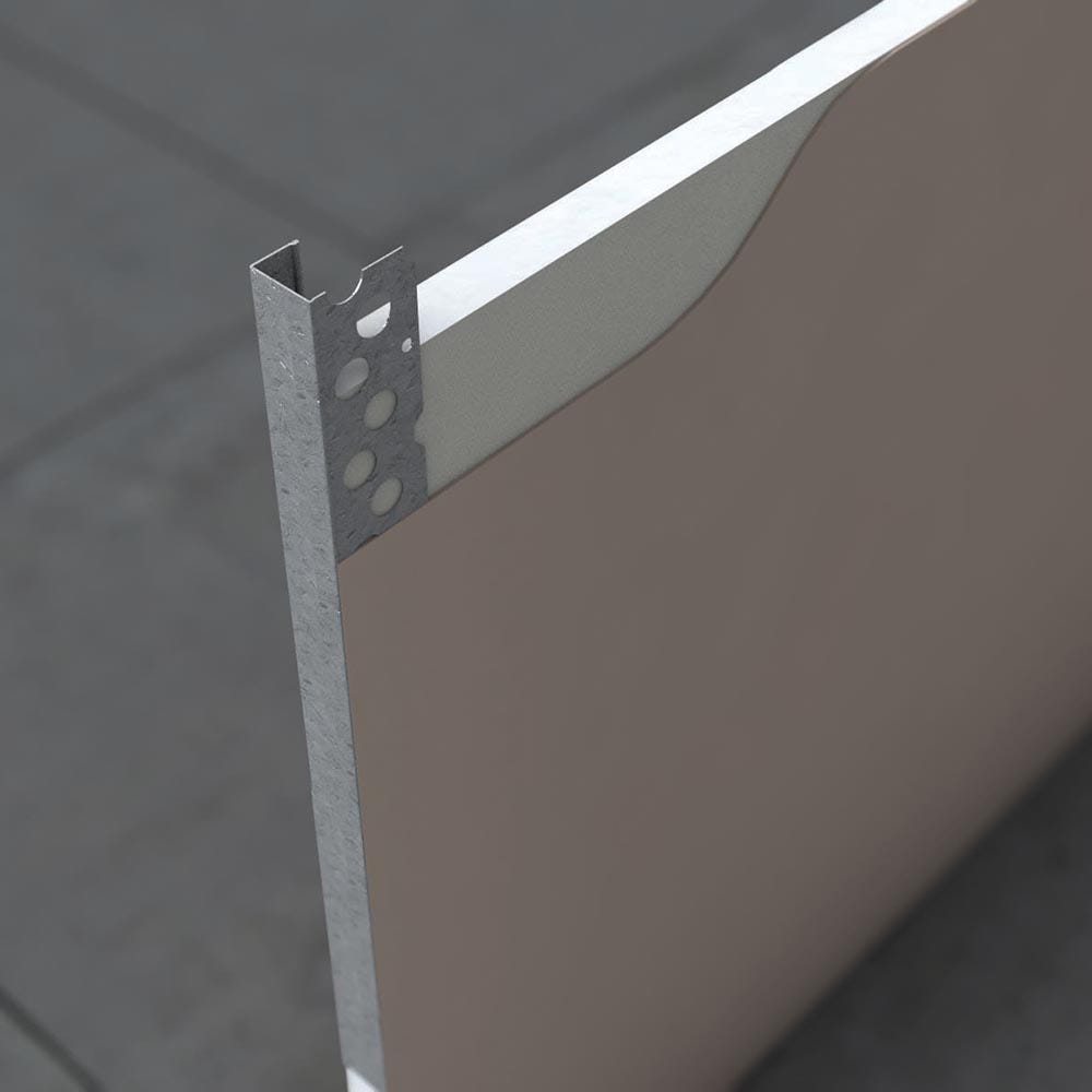 10mm Speed Pro Plasterboard Edge Bead Galvanised 3000mm (567)