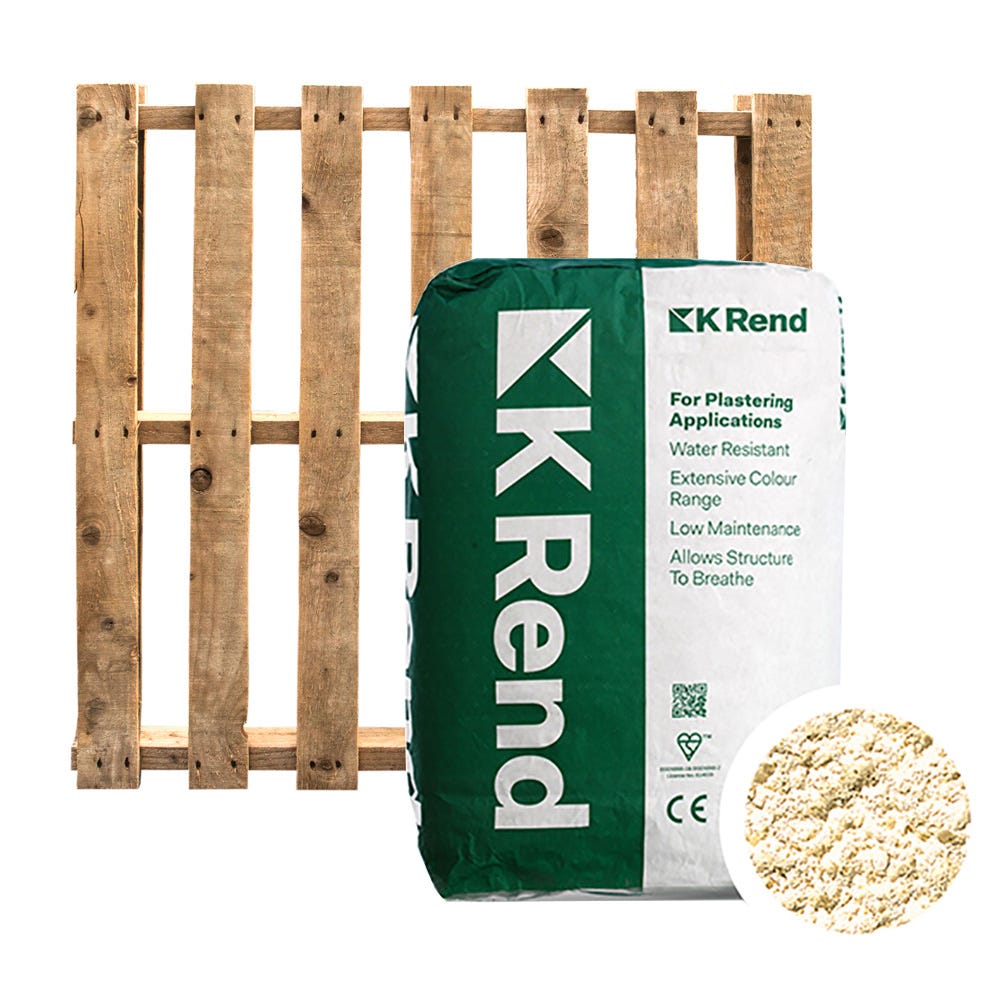 K Rend Silicone FT Textured Arran Render Coat 25kg Pallet of 40