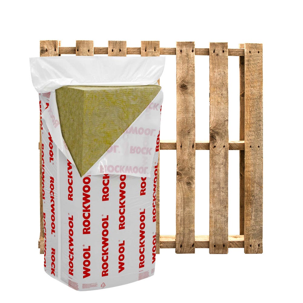 75mm Rockwool RWA45 1200mm x 600mm Pallet of 20 (86.4m²)