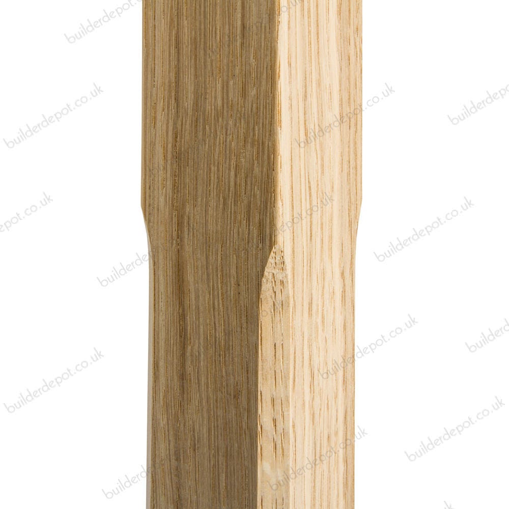 41mm Richard Burbidge White Oak Stop Chamfer Spindle 900mm WOSC090