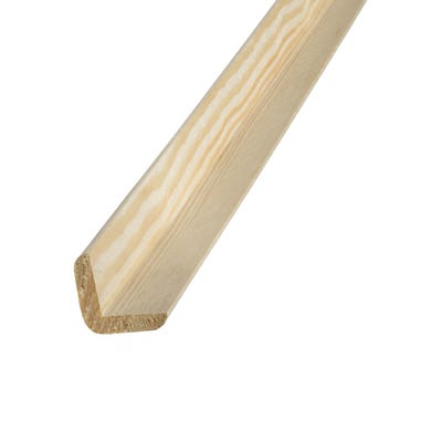 20mm x 20mm Richard Burbidge Pine Basic Angle Moulding CRN6006