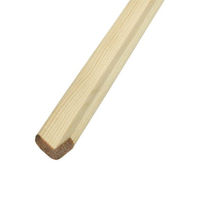 13mm x 13mm Richard Burbidge Pine Basic Angle Moulding CRN6004