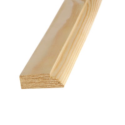 34mm x 12mm Richard Burbidge Pine Door Stop 2400mm FLR6015