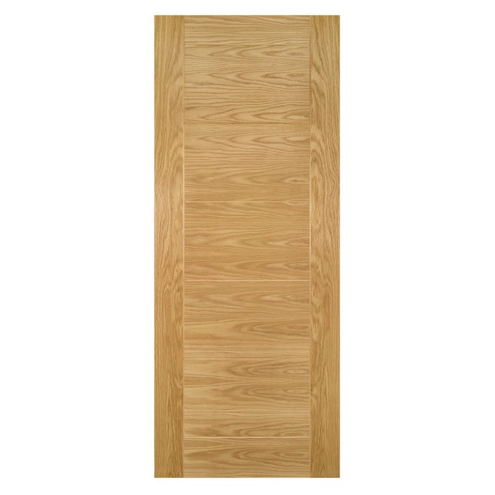 Deanta Internal Oak Seville 7 Panel Prefinished Door
