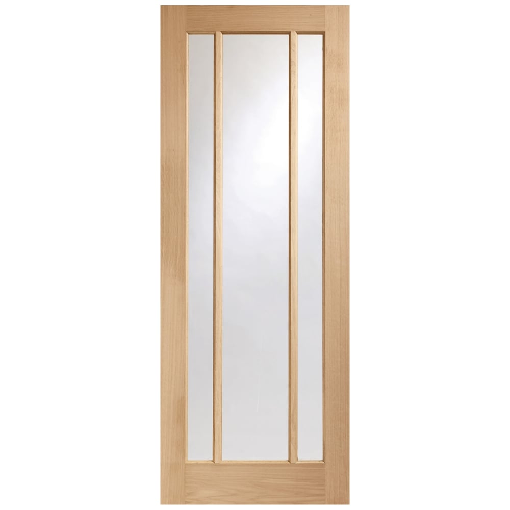 Xl Joinery Internal Oak Worcester 3l Clear Glazed Fd30 Fire Door